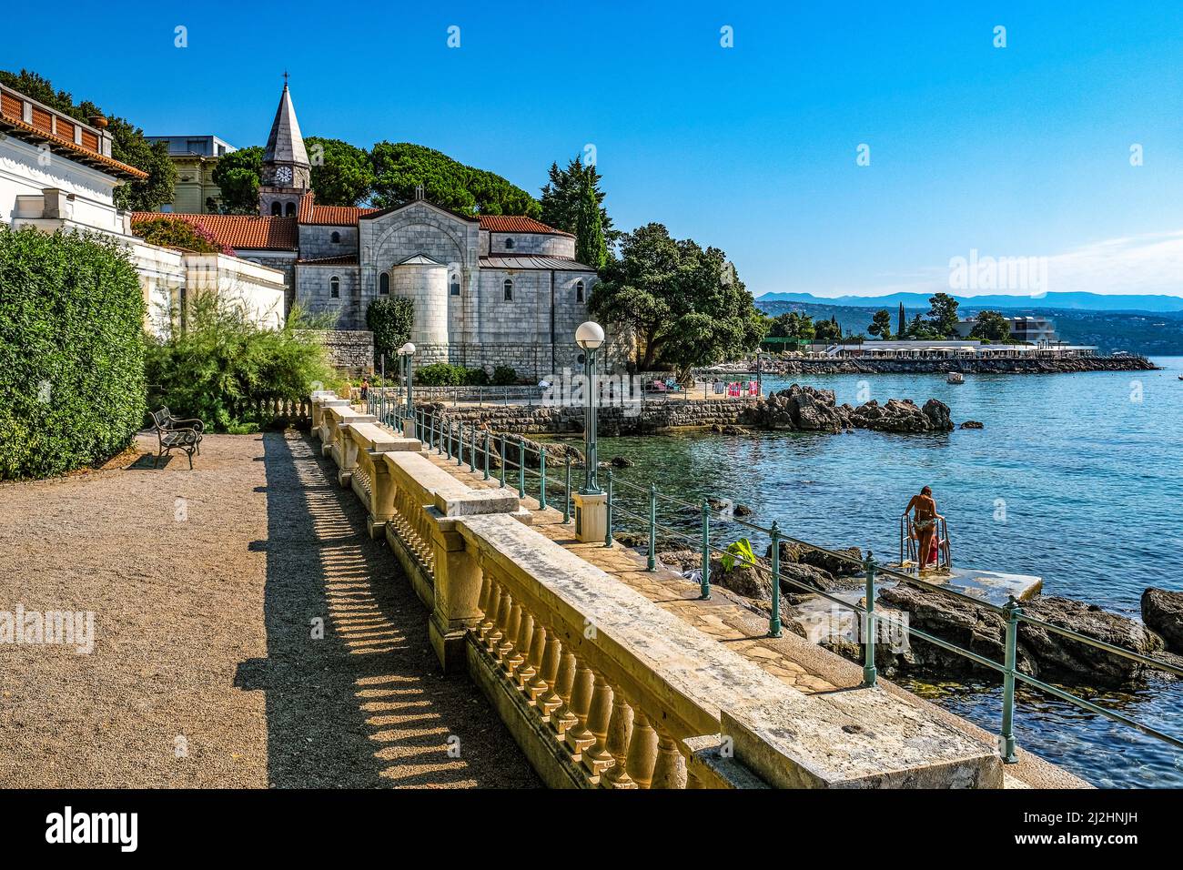 Republika Hrvatska, Croazia, Istria, Abbazia, Opatija. Chiesa di San
