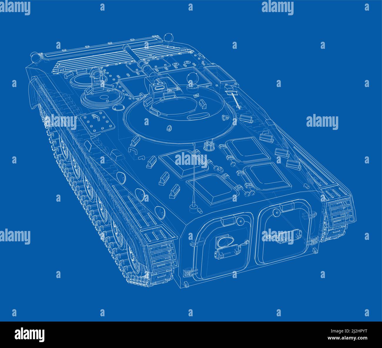 Infantry fighting vehicle. Vector Stock Vector Image & Art - Alamy