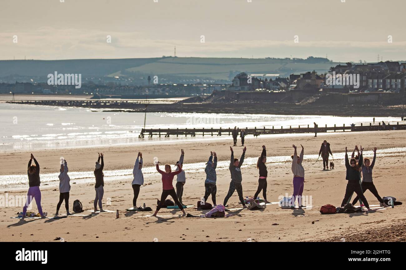Portobello, Edinburgh Scotland, UK. 2nd April 2022. Jen McGregor's