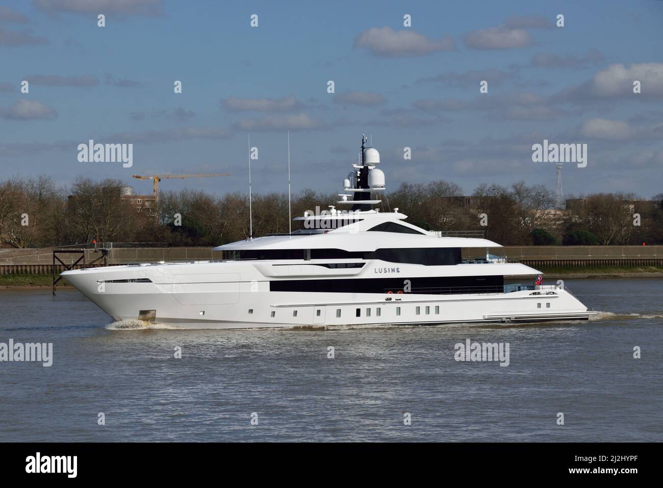 superyachts in london today