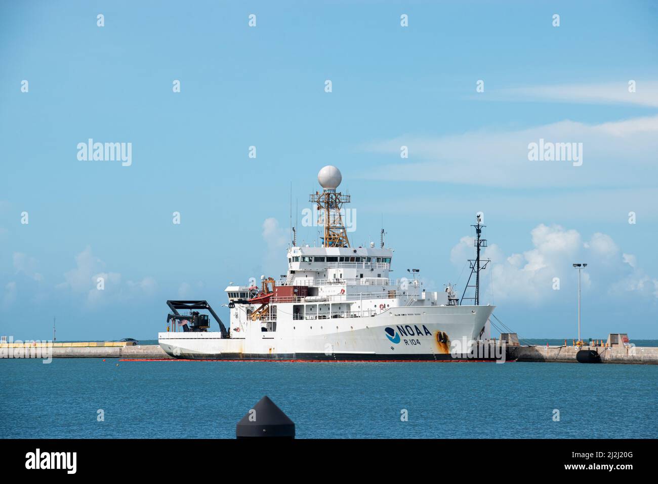 NOAAS Ronald H. Brown, a blue-water research vessel of the U.S. National Oceanic and Atmospheric Administration Stock Photo