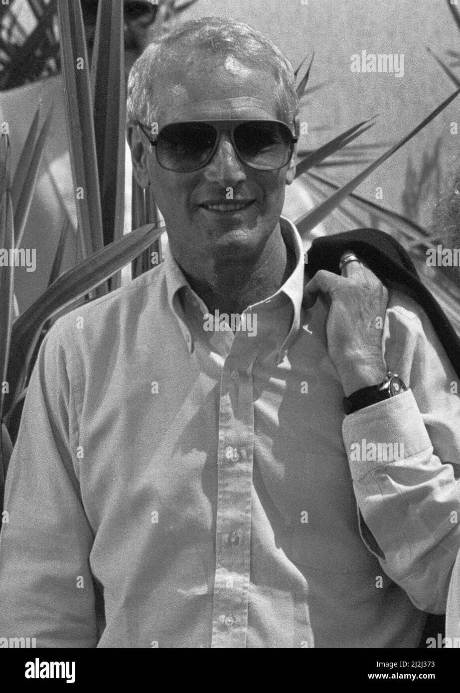 Actor Paul Newman seen here at the Cannes Film Festival at the premiere of The Glass Menagerie