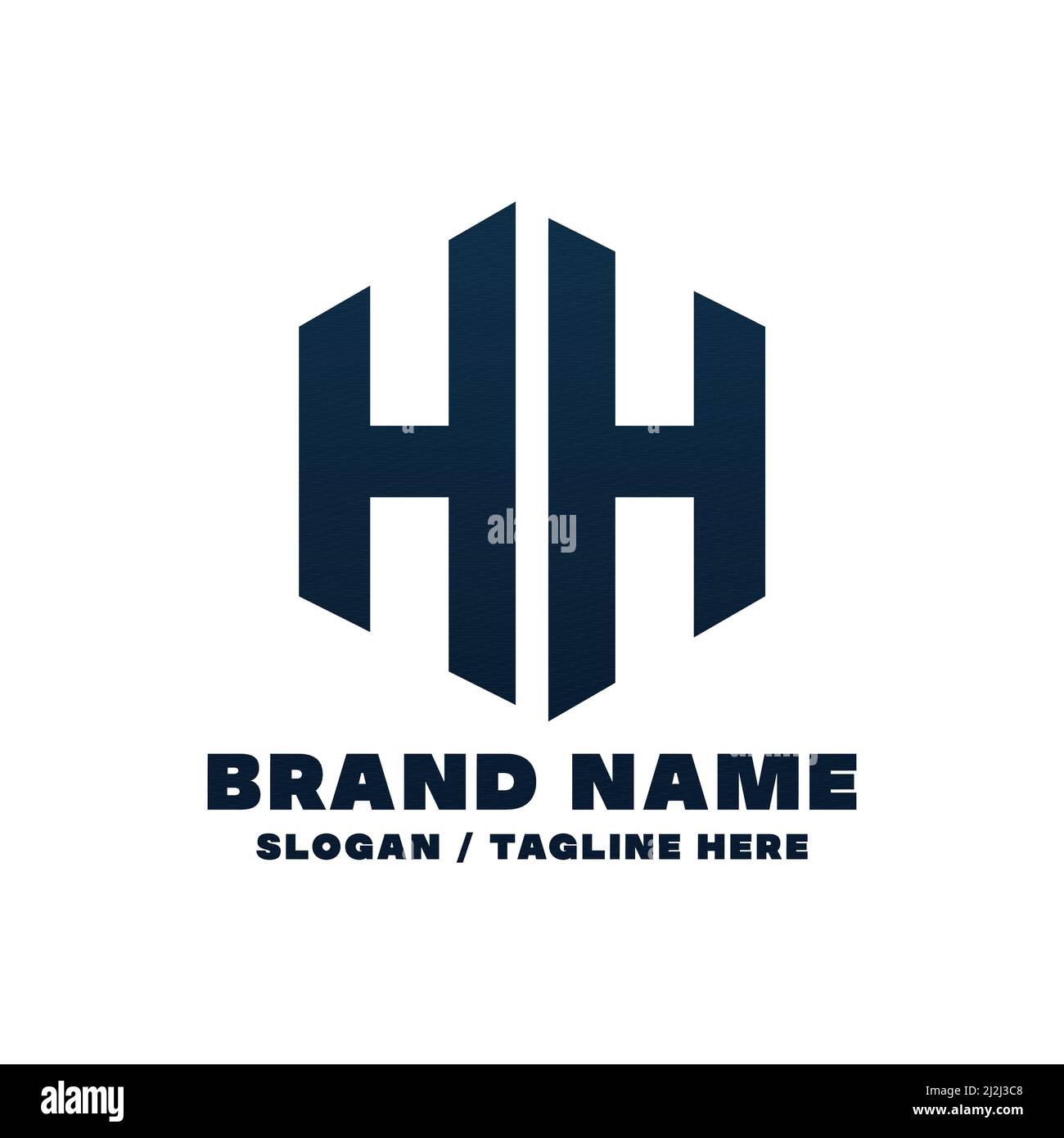 Letter HH logo design template. This logo is very suitable for any kind ...
