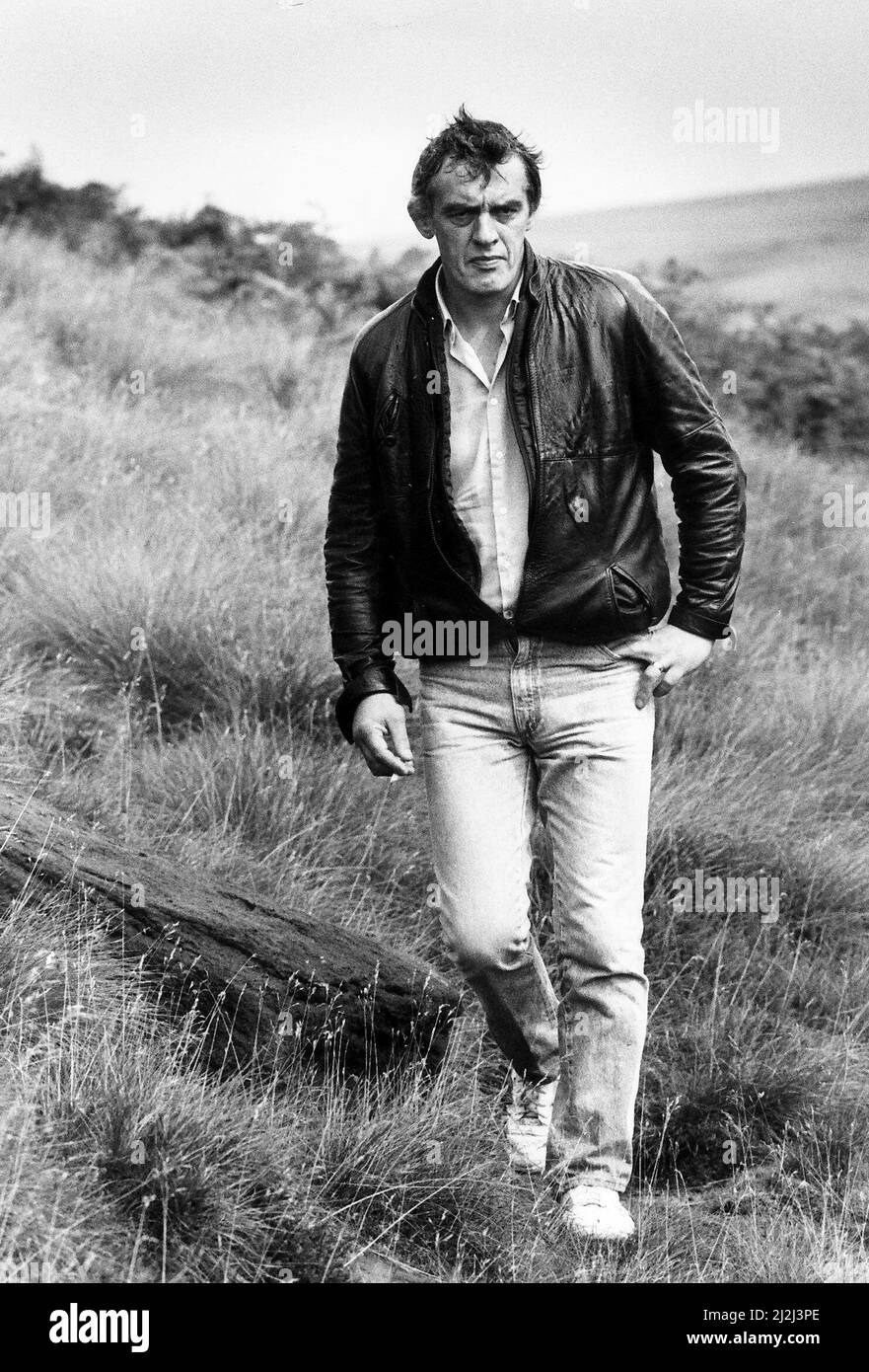 Chief Prosecution Witness David Smith walking on the moors. He gave