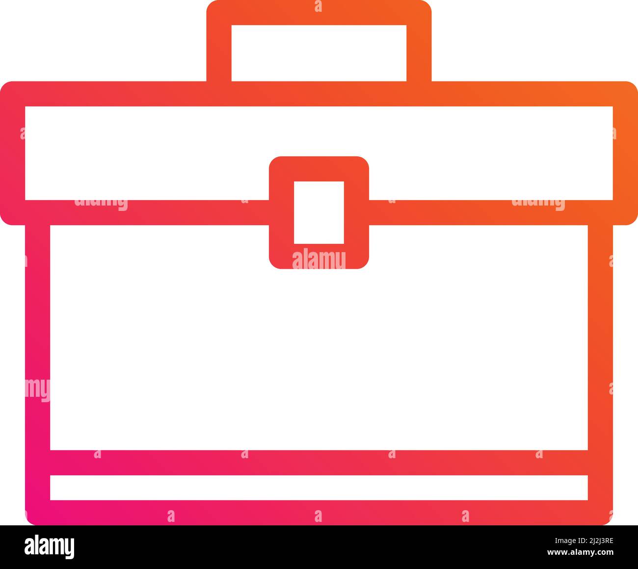 Briefcase Vector Icon design Illustration Stock Vector