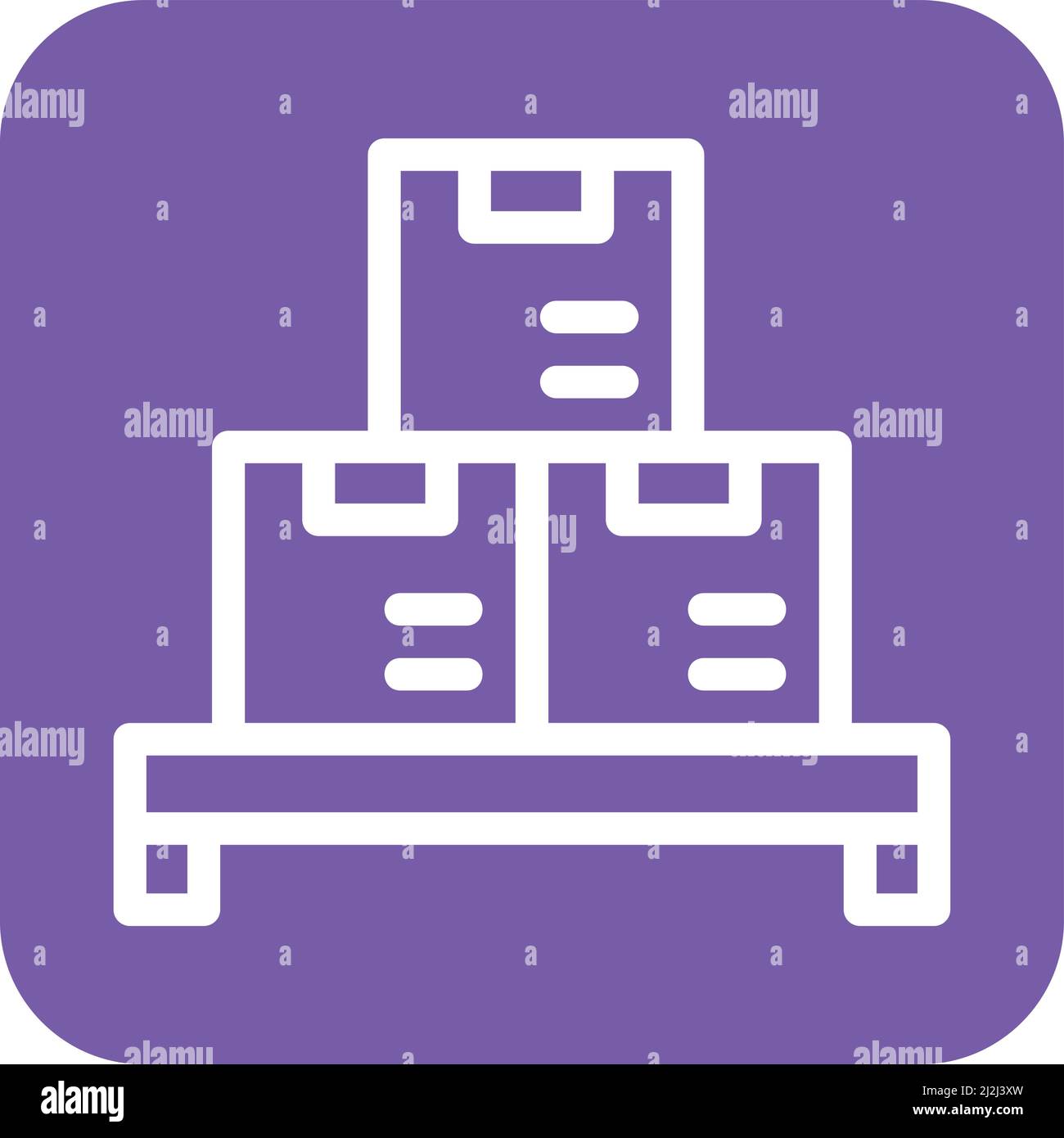 Package Vector Icon design Illustration Stock Vector