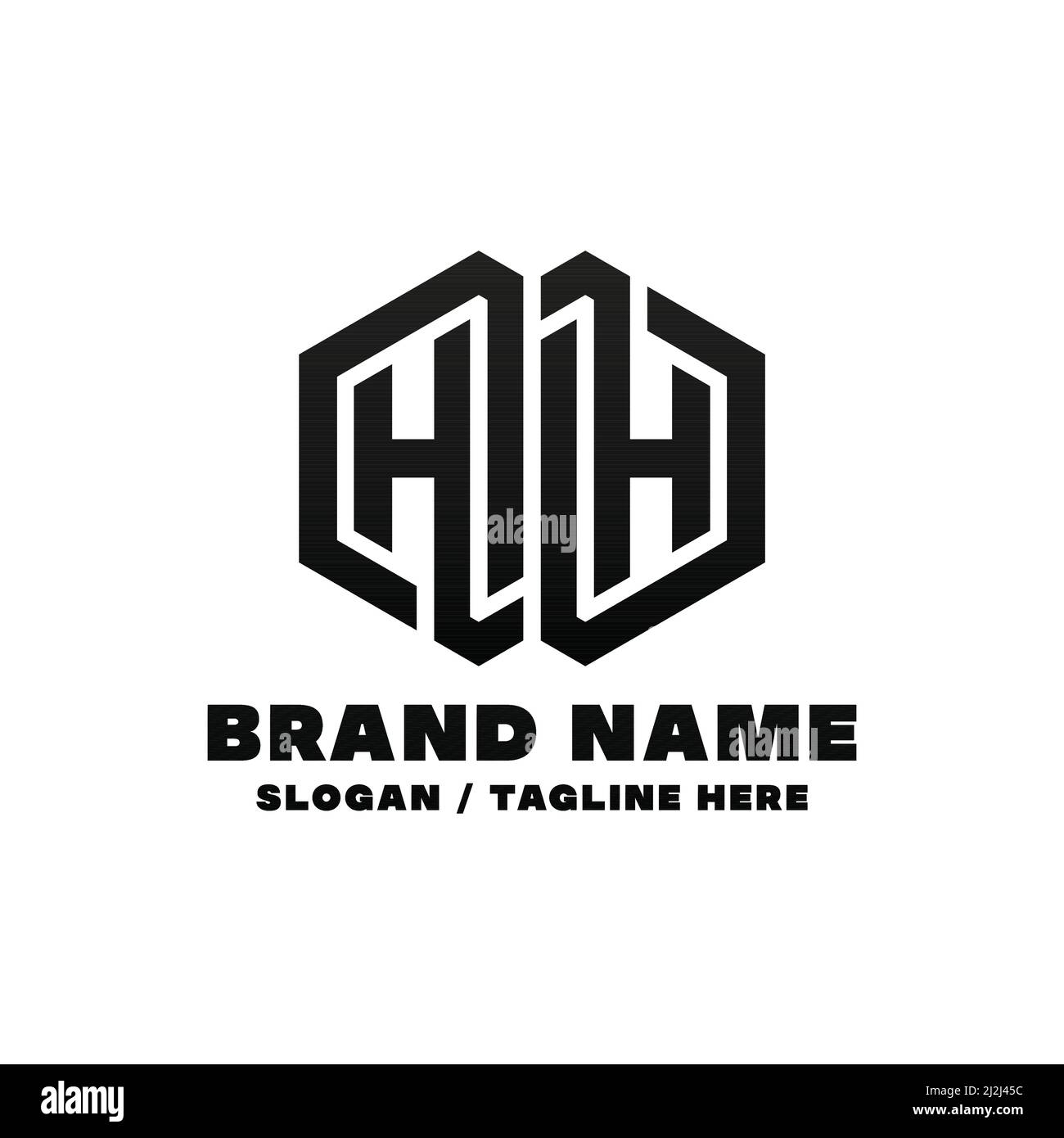 Letter HH logo design template. This logo is very suitable for any kind ...