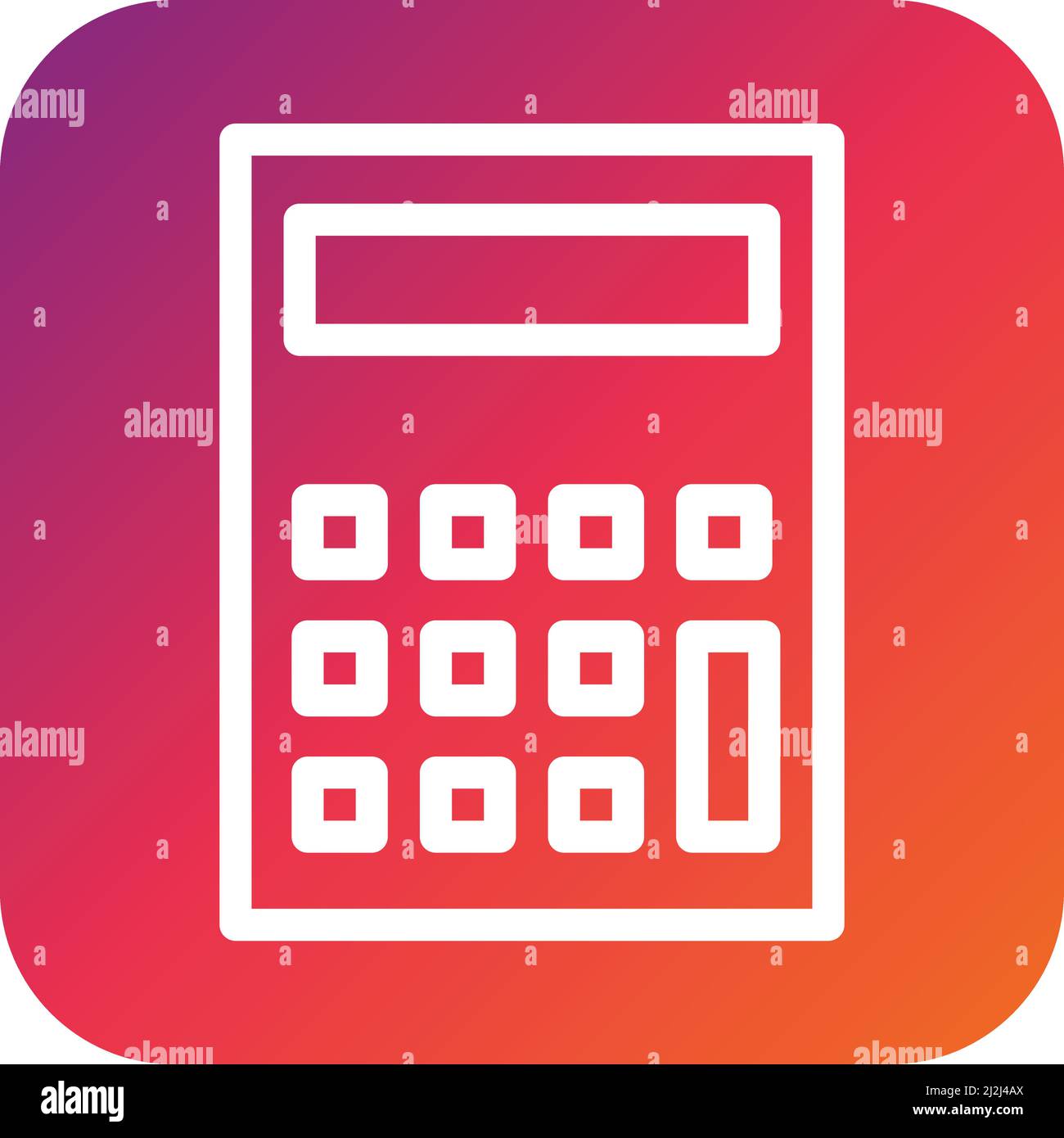 Calculator Vector Icon design Illustration Stock Vector Image & Art Alamy