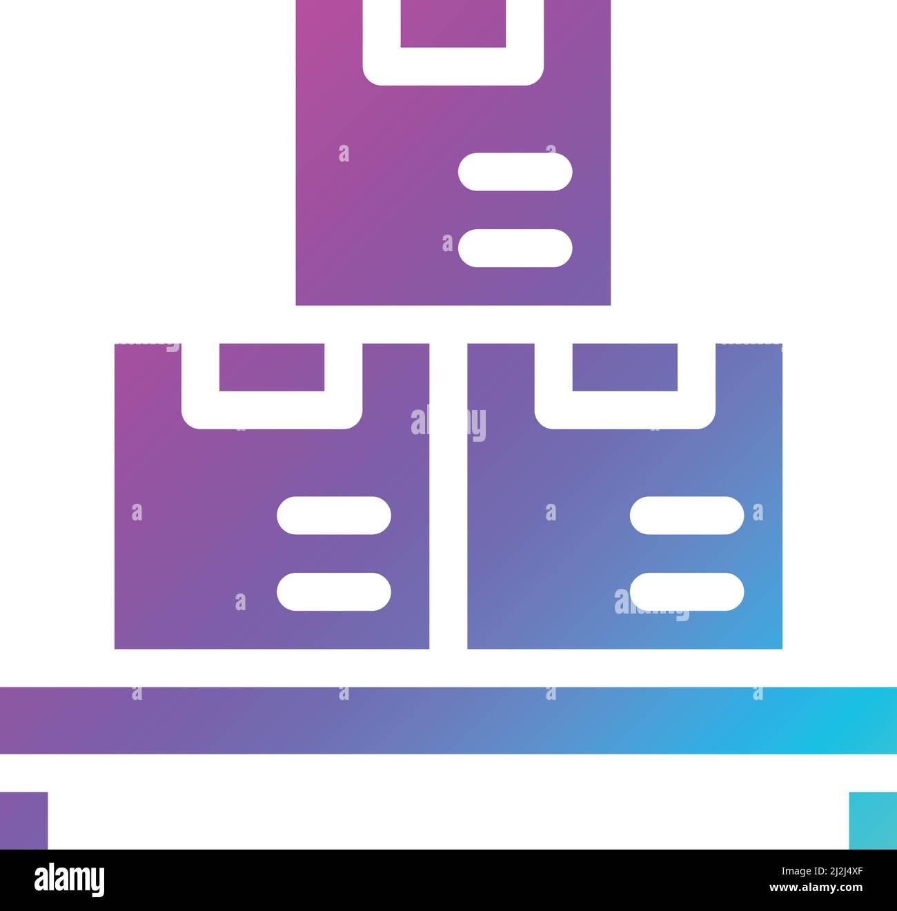Package Vector Icon design Illustration Stock Vector