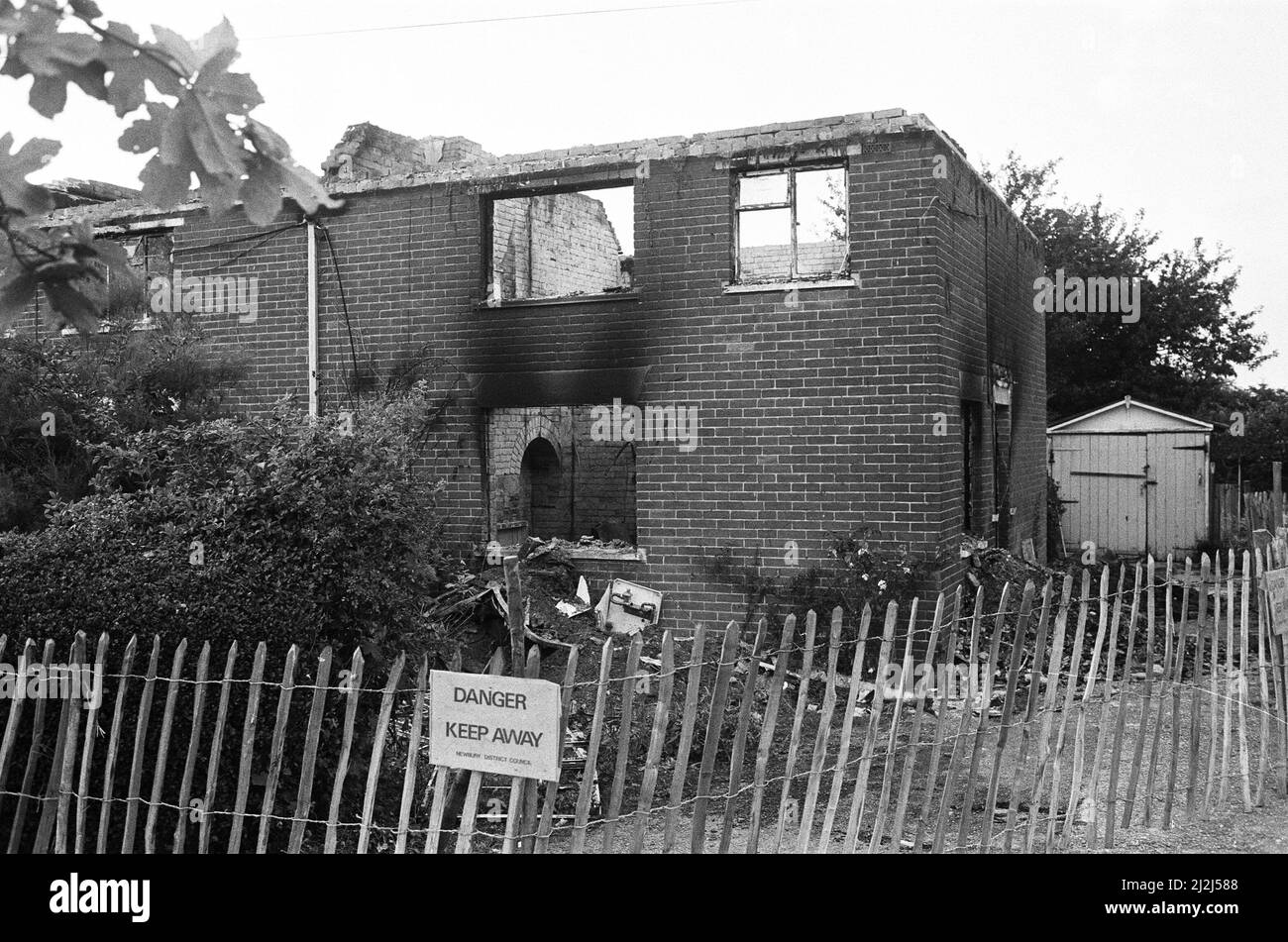 Scenes in Hungerford, Berkshire, following a gun siege in the town the
