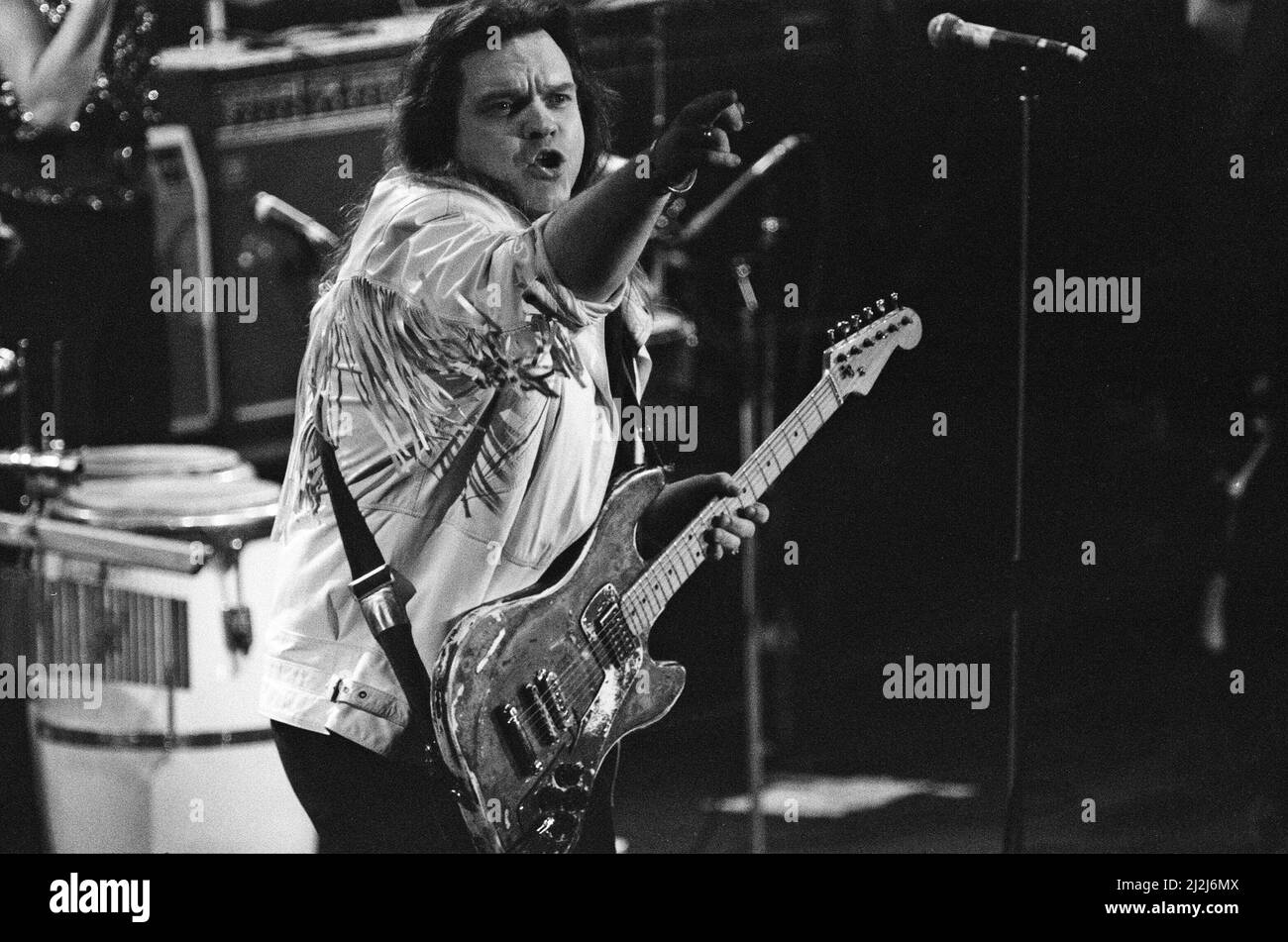 Meat Loaf performing at the Stand by Me AIDS Day Benefit concert at