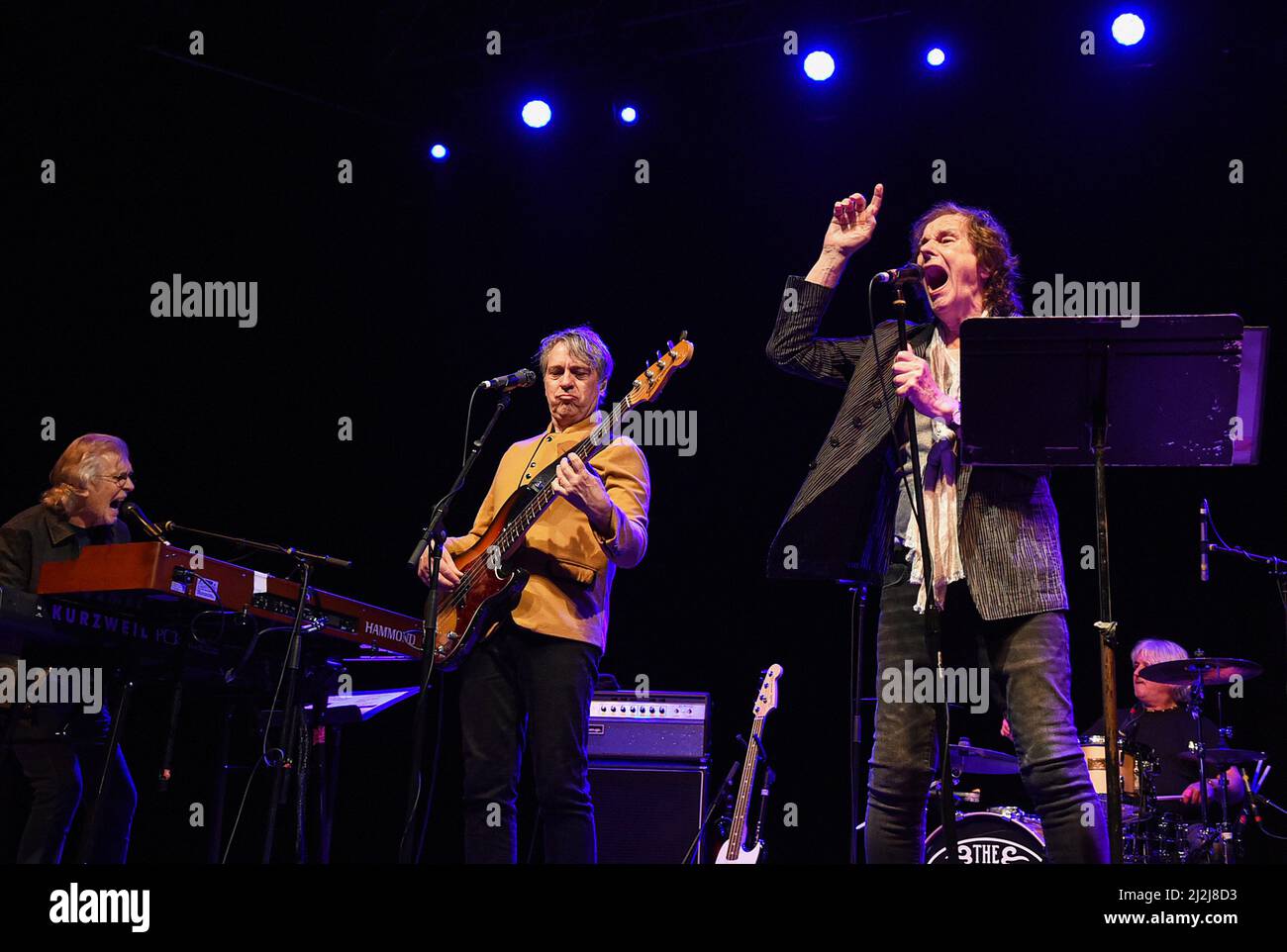 The Zombies rock band perform live on stage at the Plaza Live theater