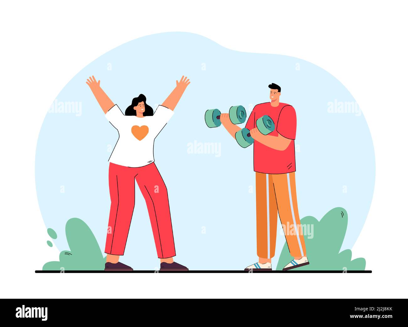 Young athletic Stock Vector Images - Alamy