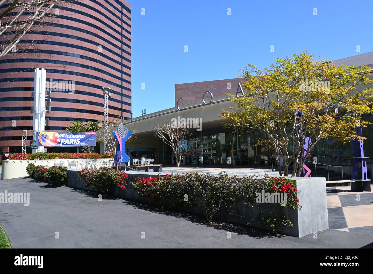 COSTA MESA, CALIFORNIA - 10 MAR 2022: The South Coast Repertory, located on the Segerstrom Center for the Arts campus. Stock Photo