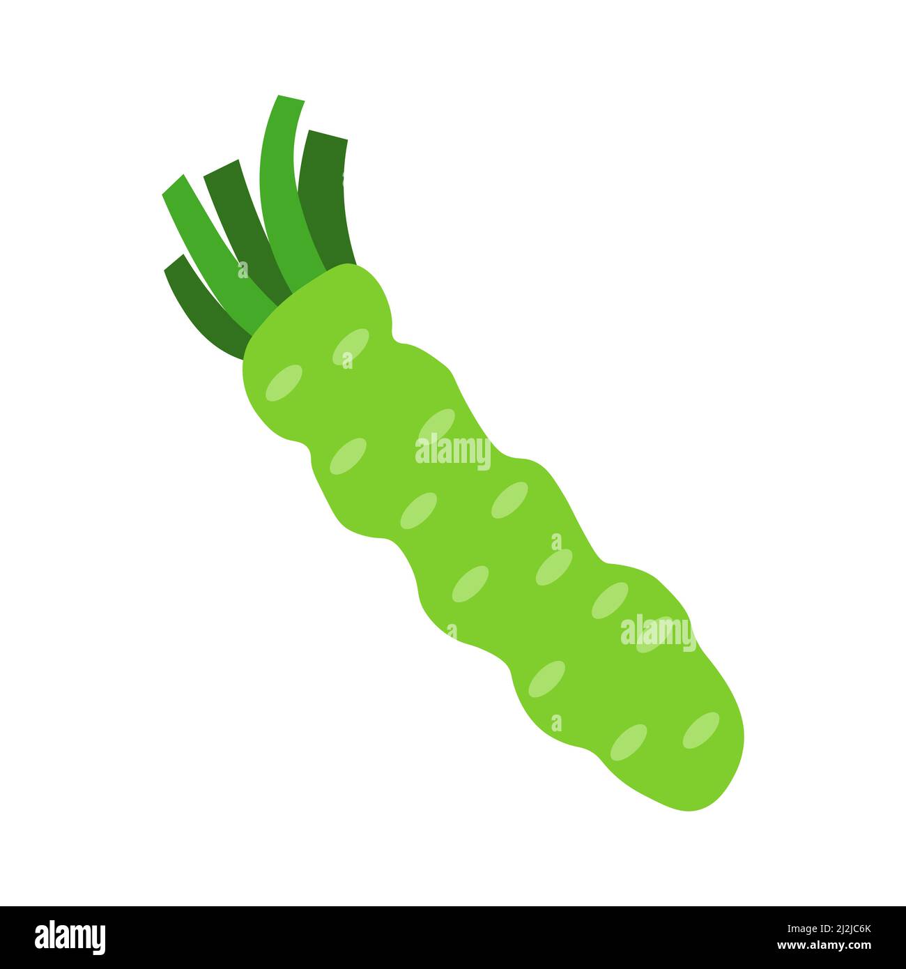 Wasabi vector icon isolated on white background Stock Vector