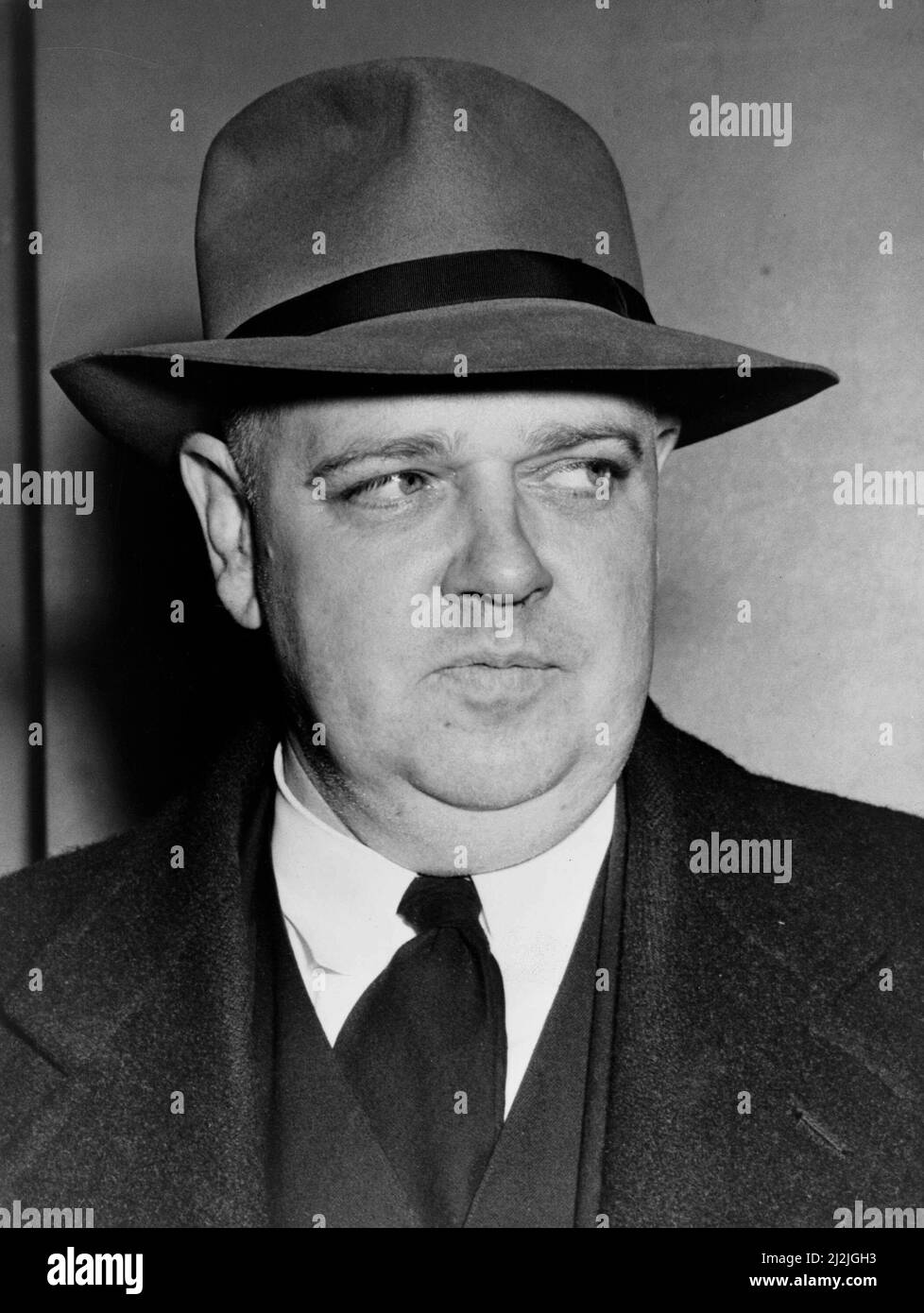 Whittaker Chambers, American writer, editor, and Communist party-member-turned-defector, 1948 Stock Photo