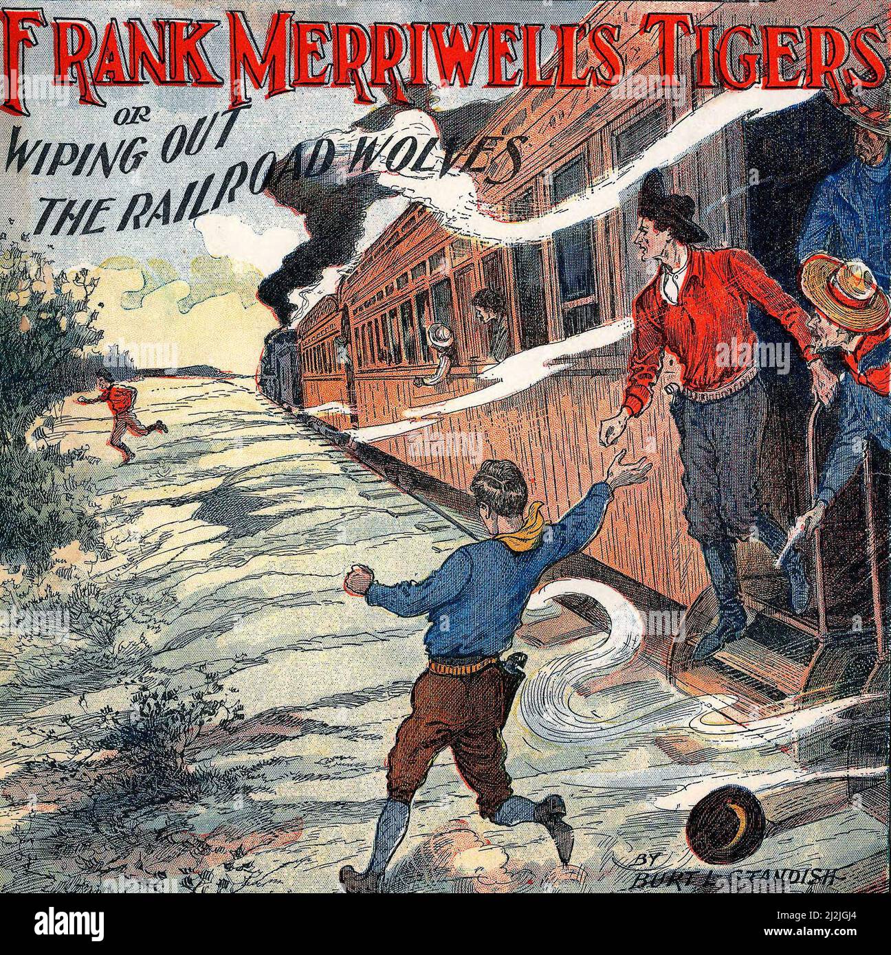 Frank Merriwell’s Tigers, or, Wiping out the Railroad Wolves, 1905 Stock Photo