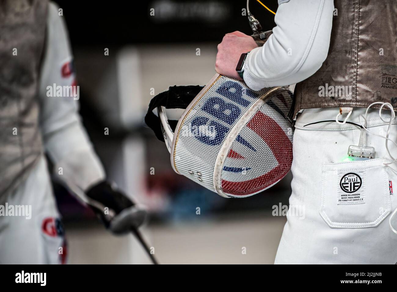 Fencing Foil Action Stock Photo Alamy