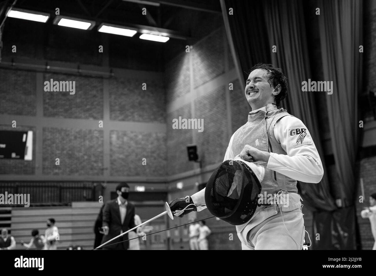 Fencing Foil Action Stock Photo