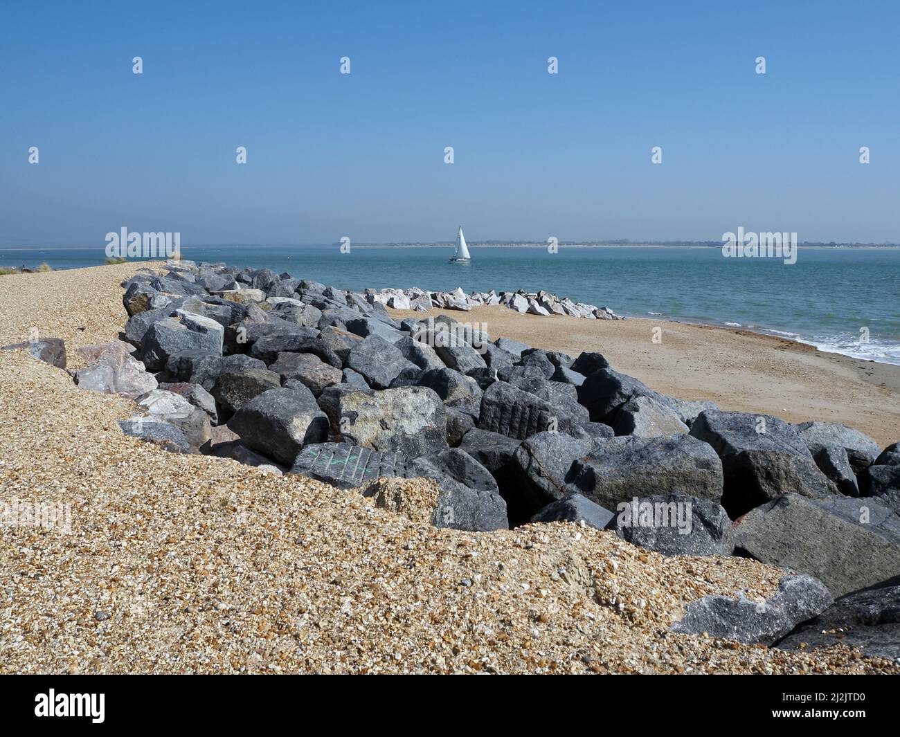 Sandy Point, Hayling Island, Hampshire, England, UK Stock Photo Alamy