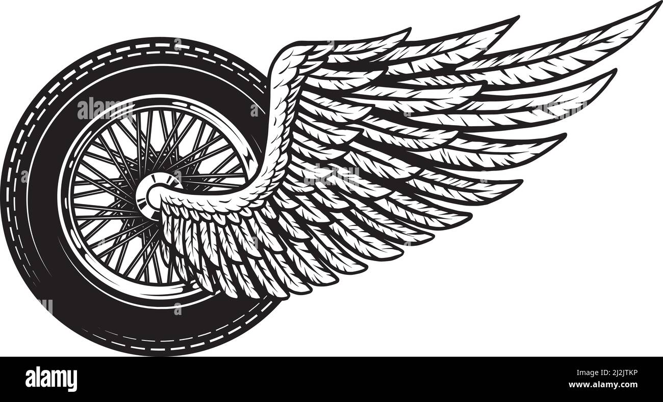 Крылатое колесо. Колесо с крыльями. Колесо мотоцикла вектор. Колесо с крылышками.