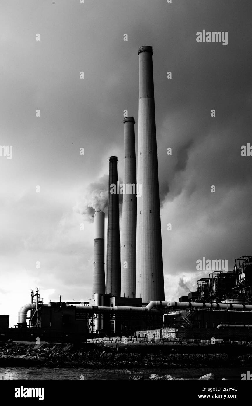 Air pollution Black and White Stock Photos & Images - Alamy