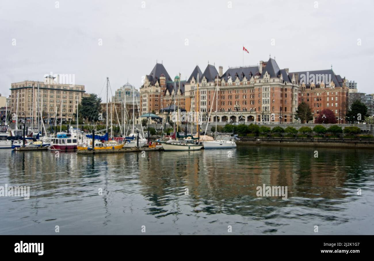 Empress Hotel, Victoria BC Stock Photo