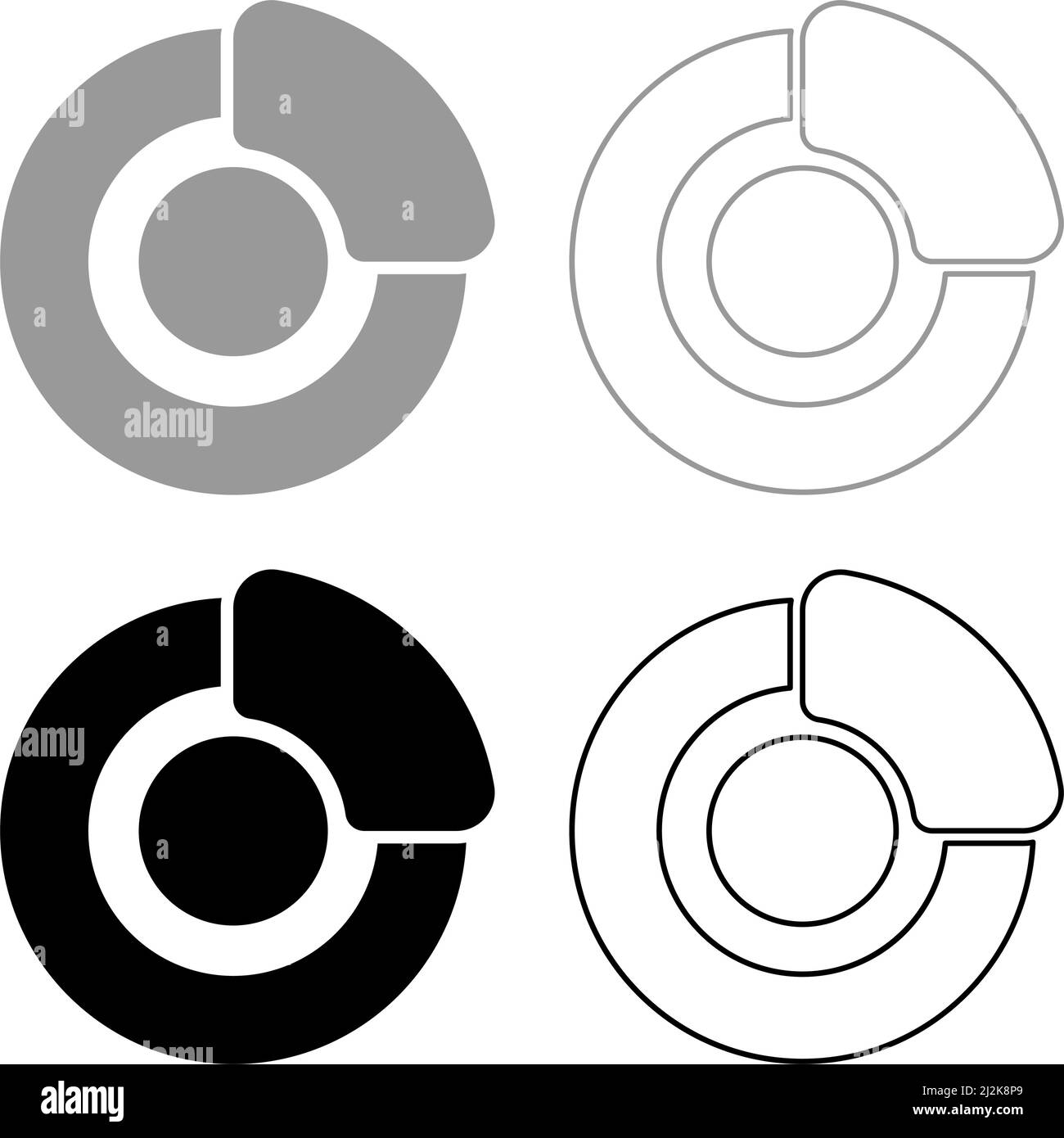 Brake system on wheel Automobile car disc pad hydraulic drum set icon grey black color vector illustration image simple solid fill outline contour Stock Vector