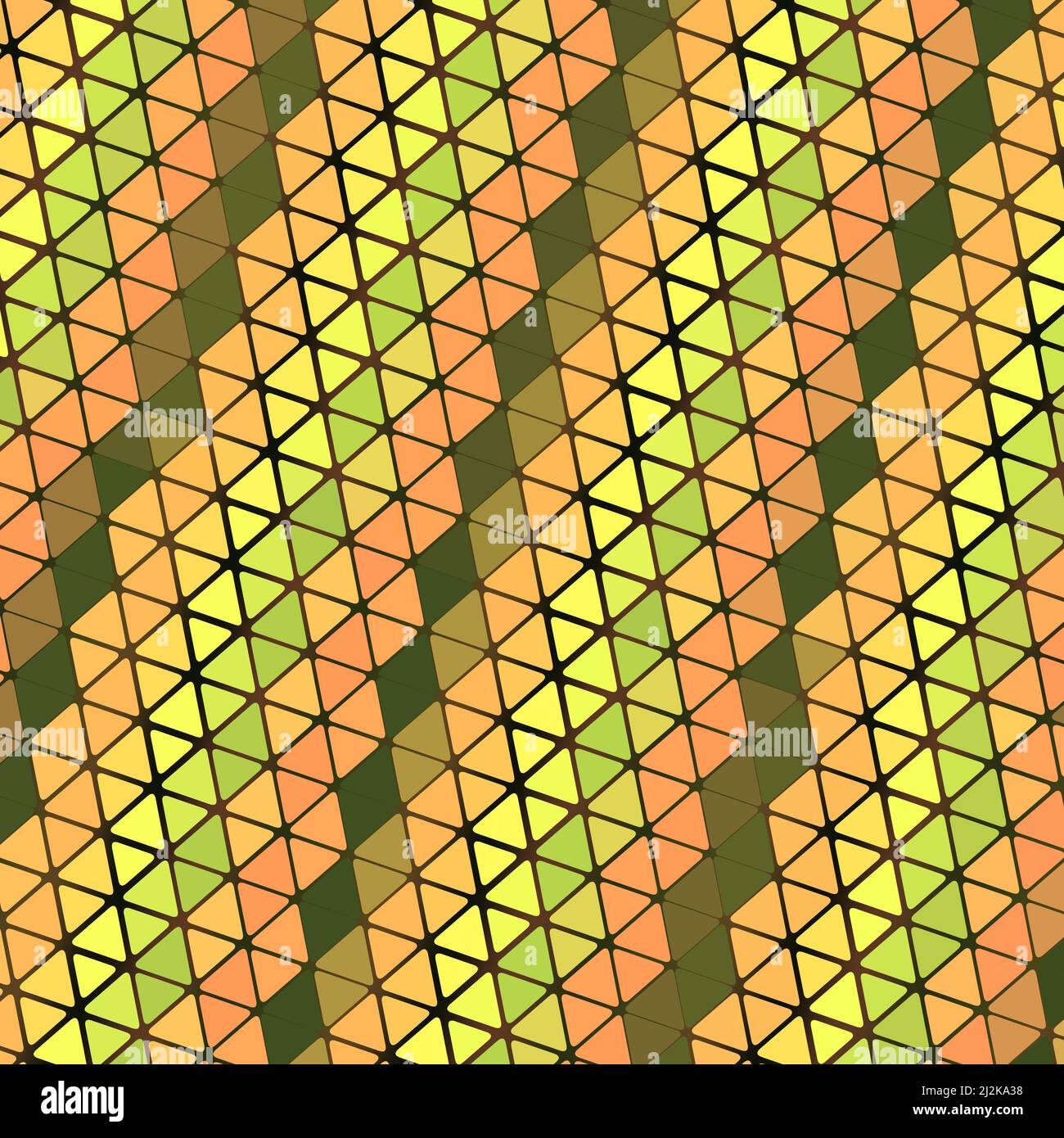 An abstract green orange geometric background for wallpapers Stock ...