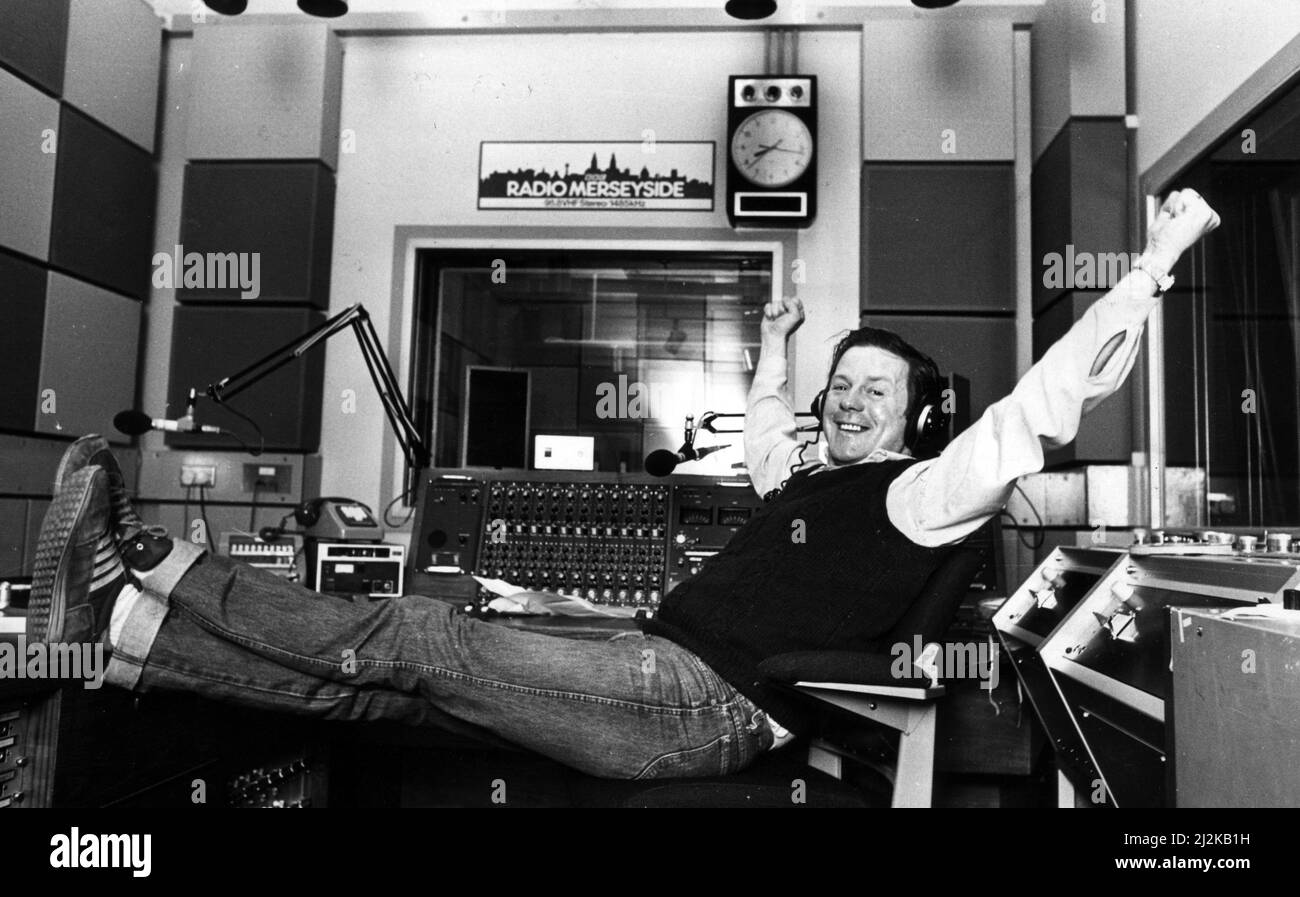 DJ Billy Butler. 20th October 1988. Stock Photo