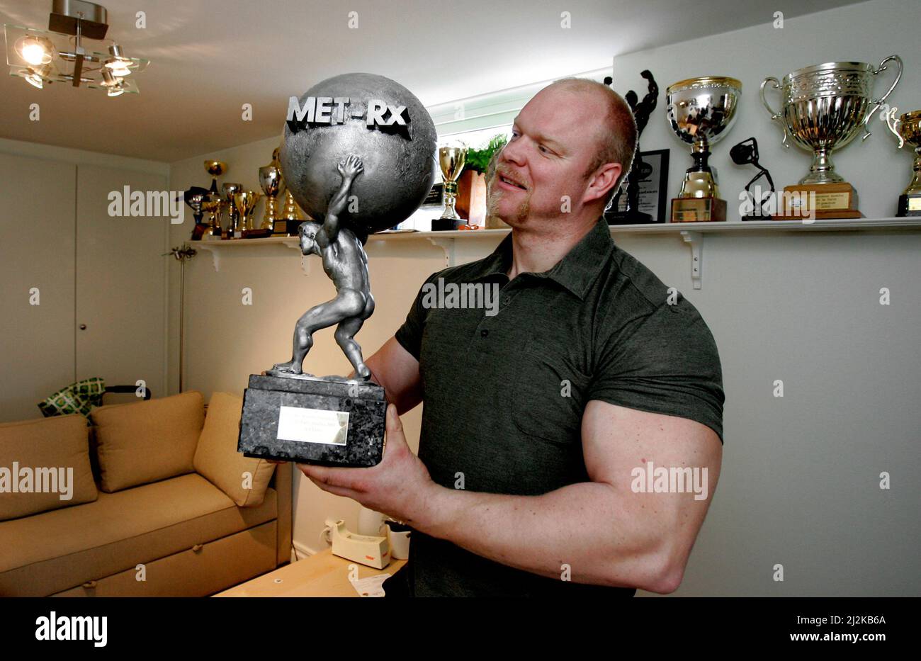 Magnus Samuelsson, actor and the World's Strongest Man. Stock Photo
