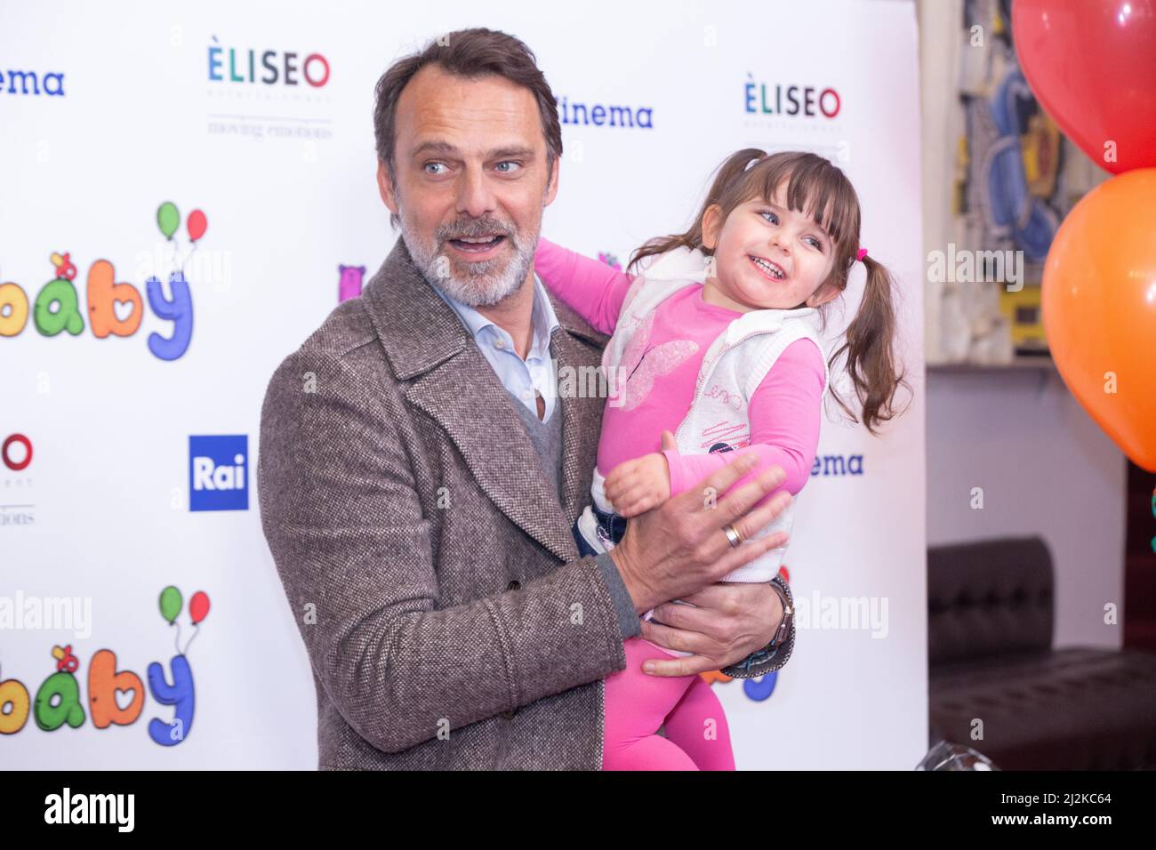 Rome, Italy. 02nd Apr, 2022. Alessandro Preziosi attends the photocall of  the film "Bla Bla Baby" at the Eliseo Theater in Rome (Photo by Matteo  Nardone/Pacific Press) Credit: Pacific Press Media Production