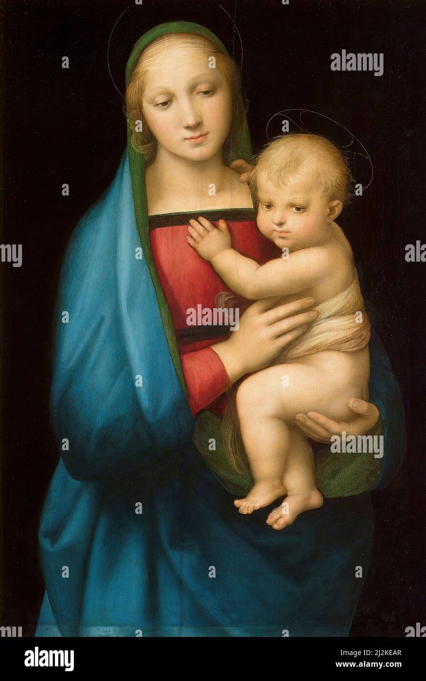 Antique art by the Italian artist Raphael - Madonna del Granduca (c ...