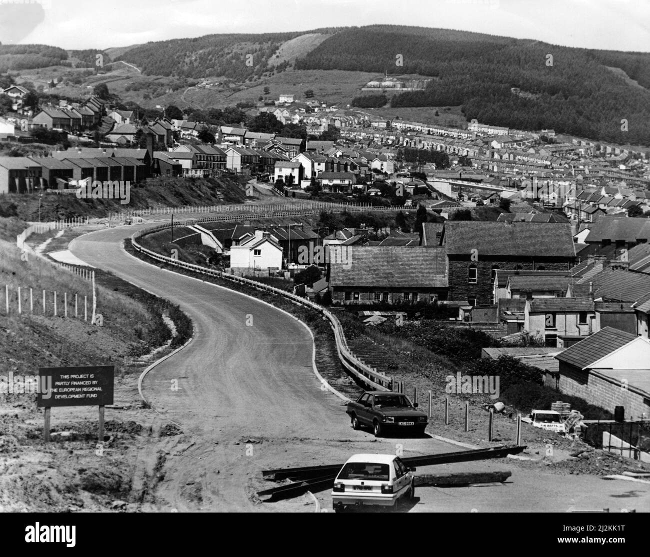 Not open yet, the new section of roadway from Williamstown to Tonypandy