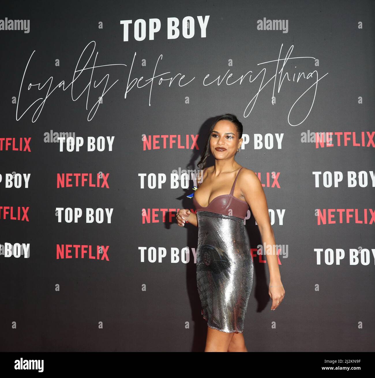 Saffron Hocking attends the World Premiere of "Top Boy 2" at Hackney