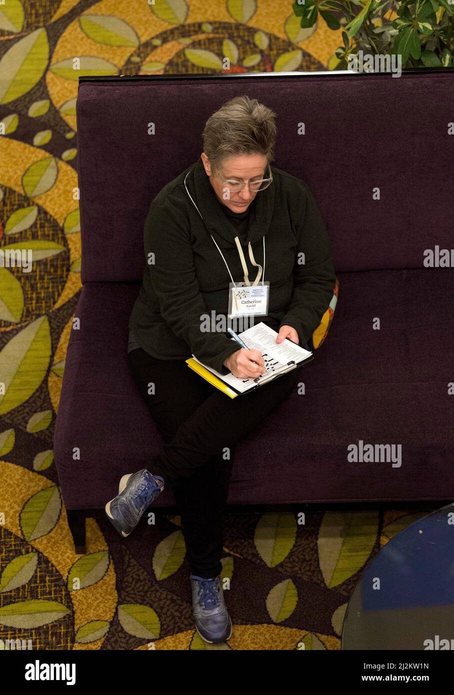 American crossword puzzle tournament hires stock photography and