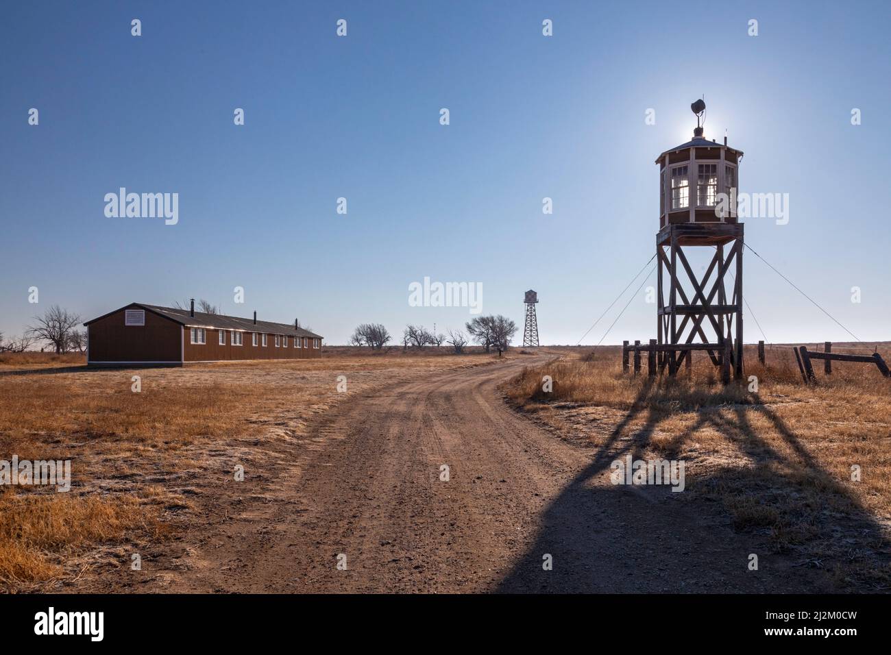 Granada, Colorado - The World War II Amache Japanese internment camp in southeast Colorado became part of the National Park Service, as President Joe Stock Photo