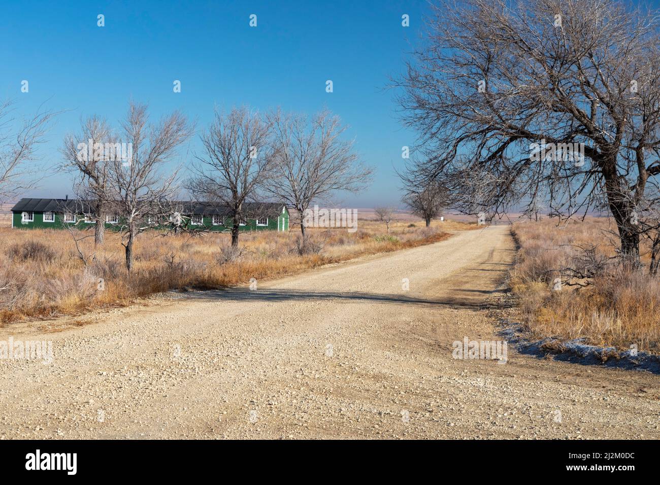 Granada, Colorado - The World War II Amache Japanese internment camp in southeast Colorado became part of the National Park Service, as President Joe Stock Photo