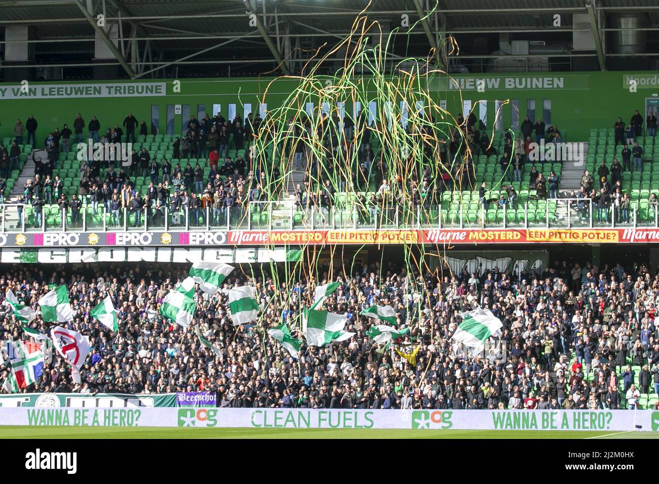 GRONINGEN,27-10-2021 ,Euroborg, TOTO KNVB Beker season 2021 / 2022. Cup,  won by FC Groningen 2014-2015 during the match Groningen - Helmond Sport  (Photo by Pro Shots/Sipa USA) *** World Rights Except Austria