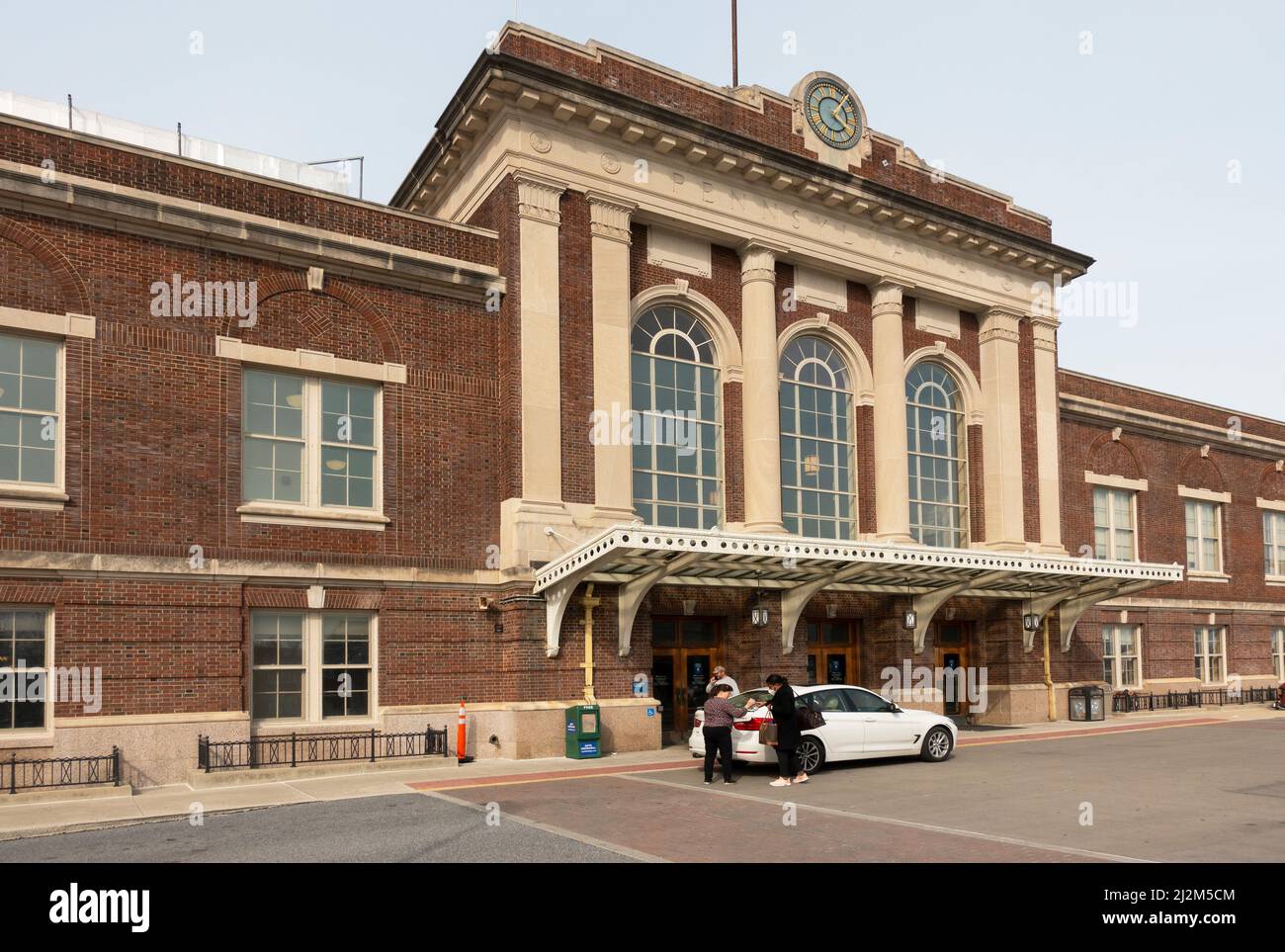 Amtrak train station in Lancaster Pennsylvania Stock Photo Alamy
