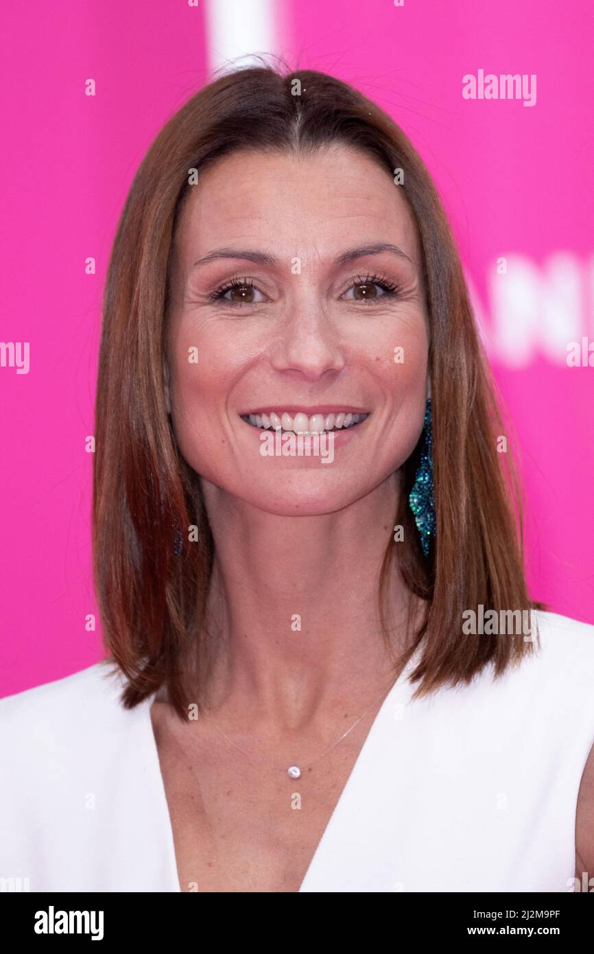 Jennifer Lauret attends the pink carpet during the 5th Canneseries