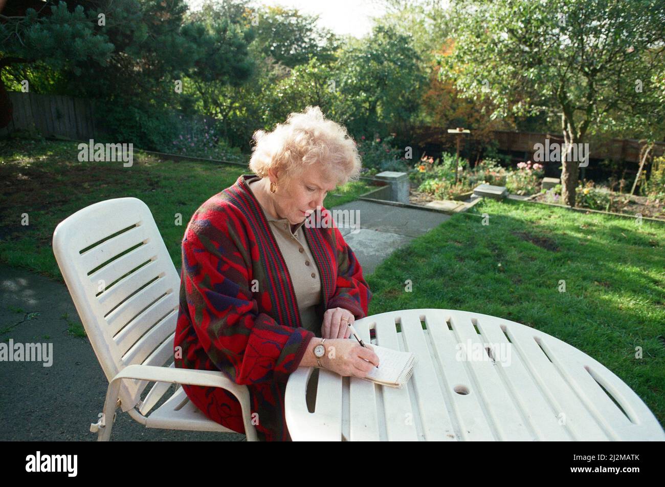 Denise Robertson feature. 27th October 1989. Stock Photo