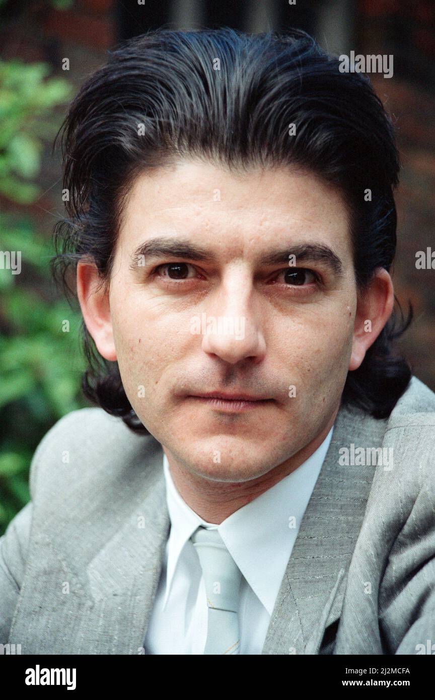 EastEnders star John Altman (Nick Cotton). 23rd March 1990 Stock Photo ...