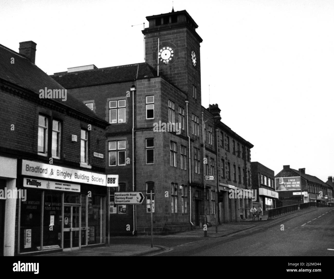 Ashington northumberland street Black and White Stock Photos & Images