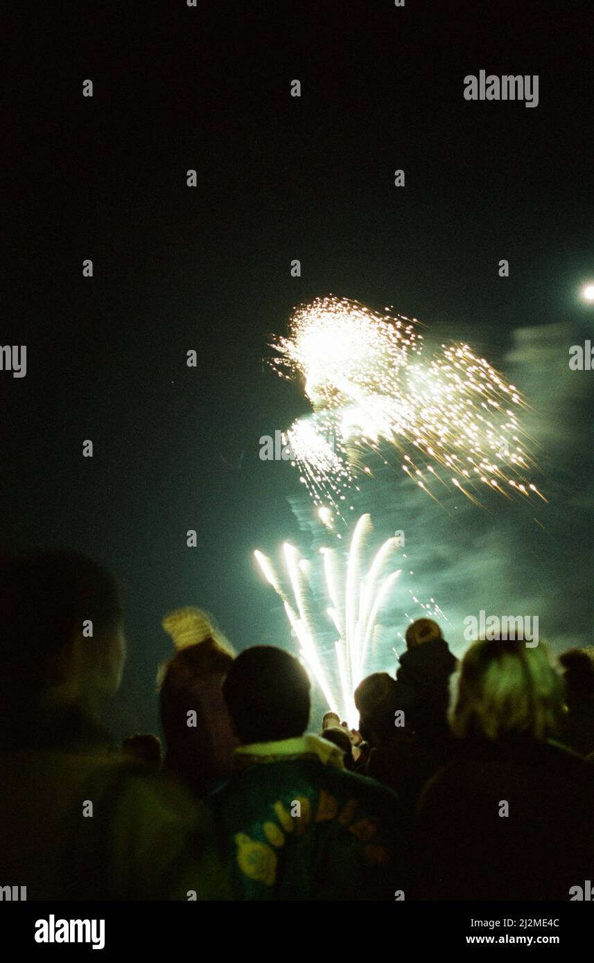 Round Table Fireworks, Kings Meadow park, Reading, Berkshire, 3rd