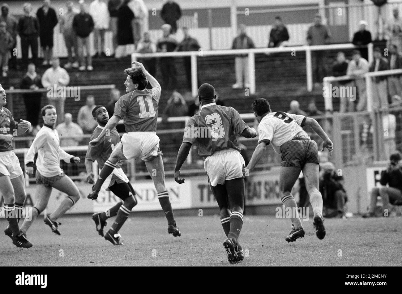 Reading v Bury, final score 1-0 to Reading. League Division Three. Elm Park. 20th April 1991. Stock Photo