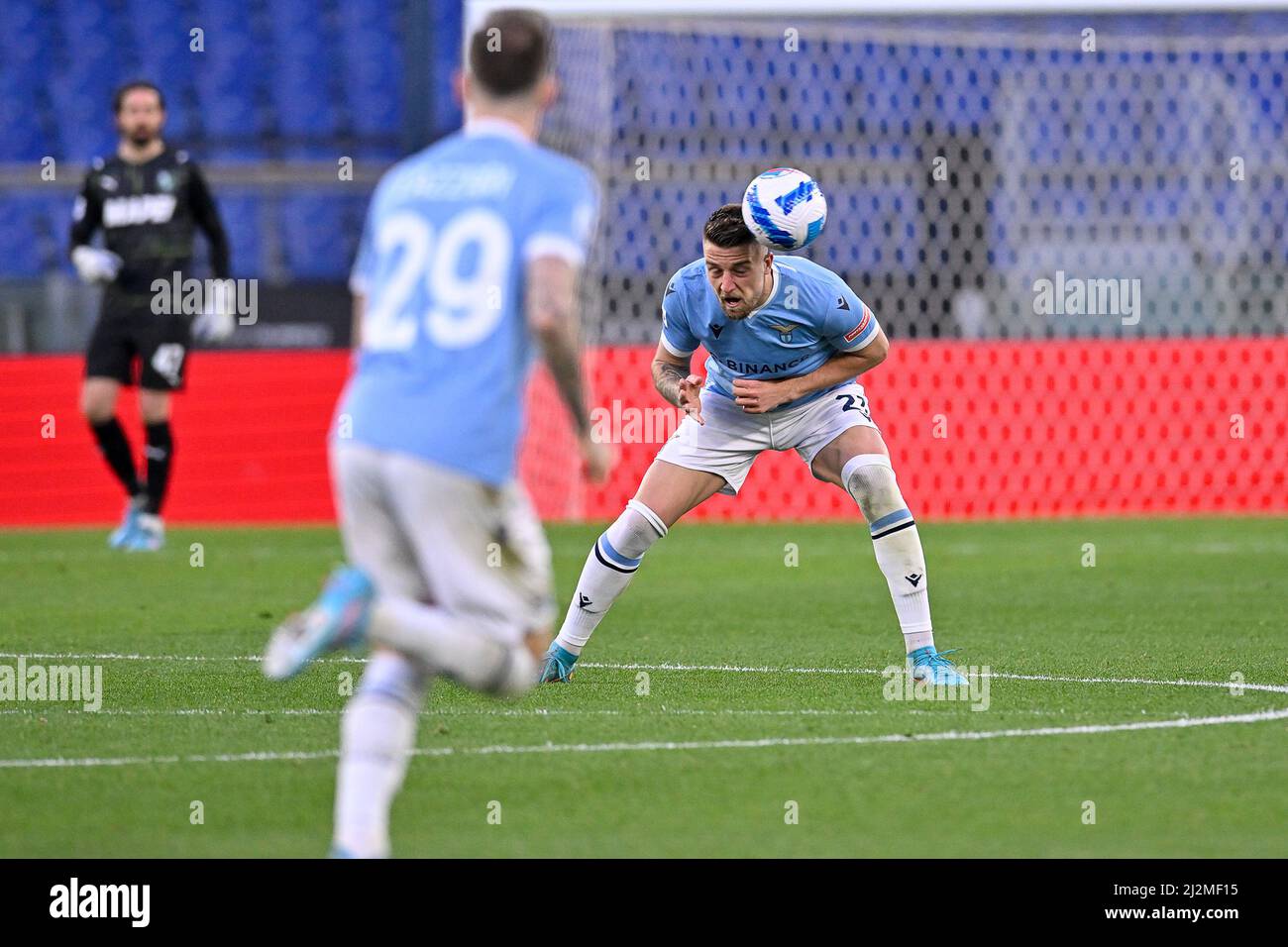 2nd April 2022 : Stadio Olimpico, Rome, Italy; Serie A football, SS ...