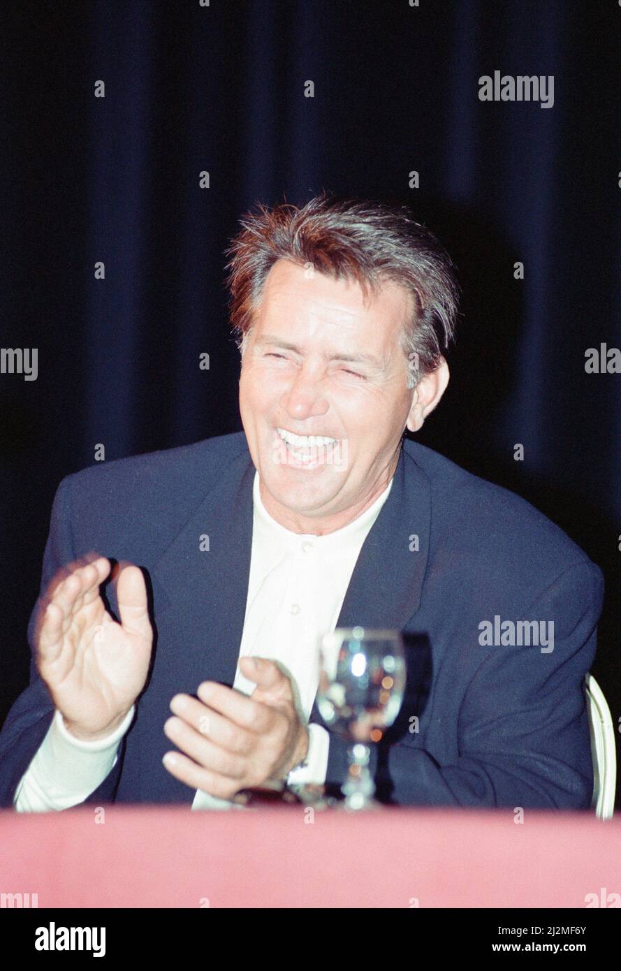 Deauville American Film Festival, Deauville, France, September 1990.  Our picture shows ... Martin Sheen at the festival to promote new film, Cadence, which he both directs and stars in as the character Major Sgt. Otis V. McKinney. Stock Photo