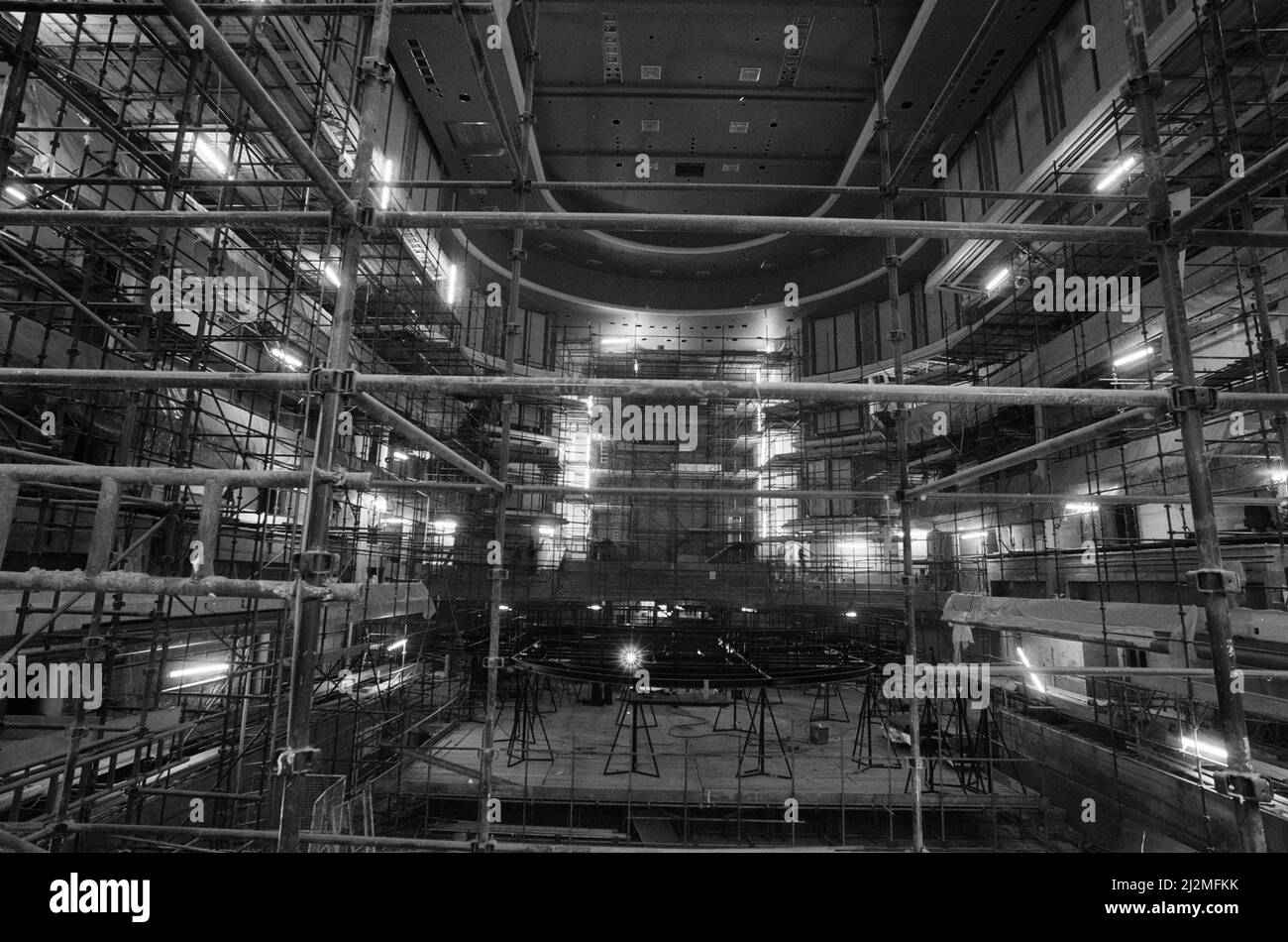 Symphony Hall, The ICC, Birmingham, 6th March 1990. Under Construction