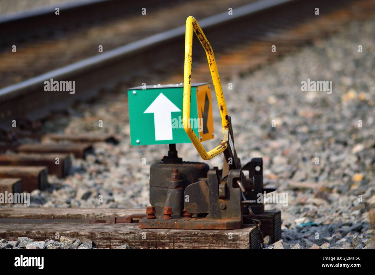 Throwing a track switch hi-res stock photography and images - Alamy